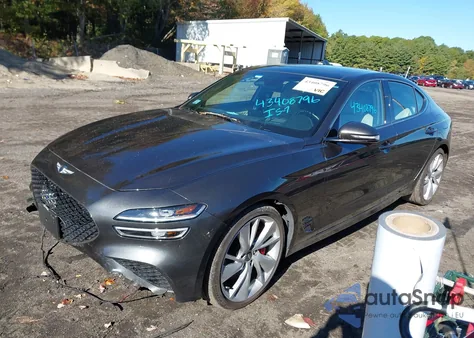 2022 Genesis G70 3.3T Awd из США, поврежденный, VIN KMTG54TE2NU102528